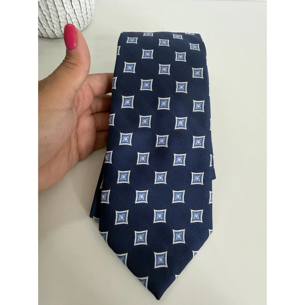 Jos. A. Bank Executive Silk Necktie Navy 3 3/8